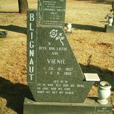 BLIGNAUT Vienie 1937-1988