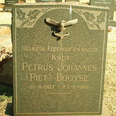 BOOYSE Petrus Johannes 1907-1966