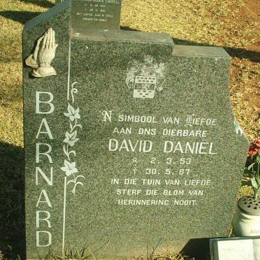 BARNARD David Daniel 1953-1987