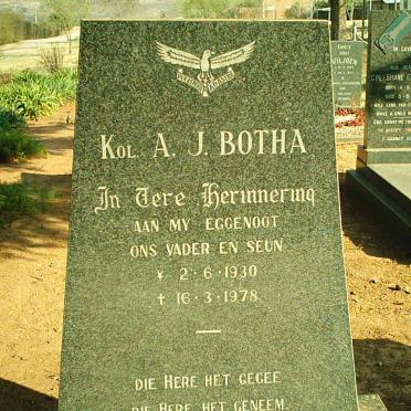 BOTHA A.J. 1930-1978