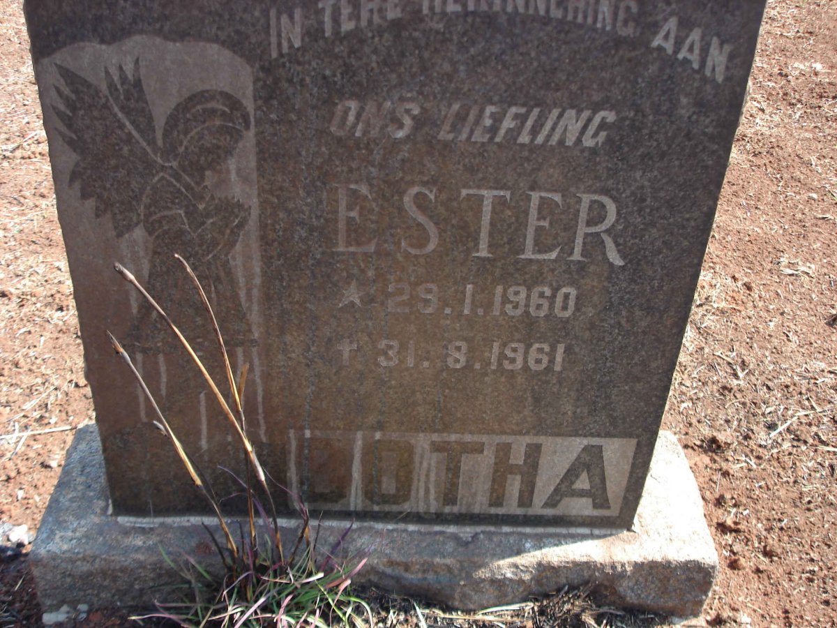 BOTHA Ester 1960-1961
