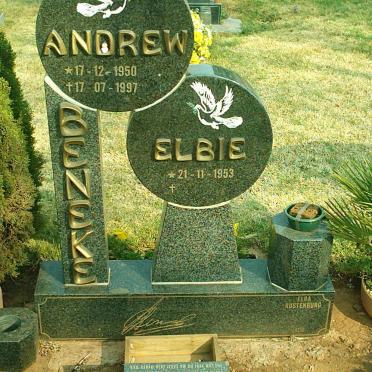 BENEKE Andrew 1950-1997 &amp; Elbie 1953-