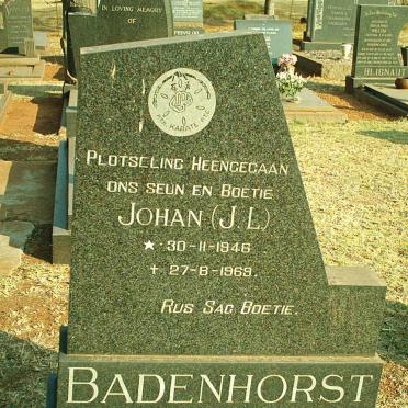 BADENHORST J.L. 1946-1969