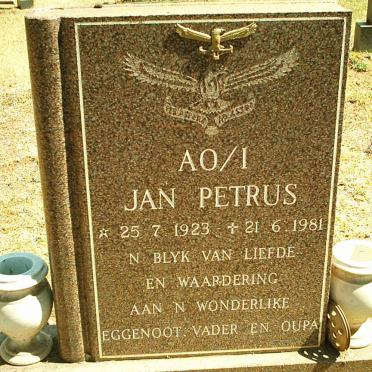 BADENHORST Jan Petrus 1923-1981
