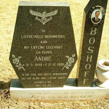 BOSHOFF Andre 1940-1980
