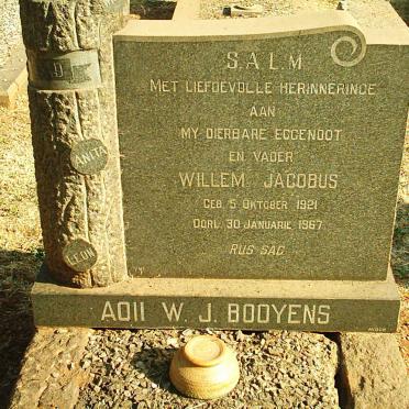 BOOYENS Willem Jacobus 1921-1967