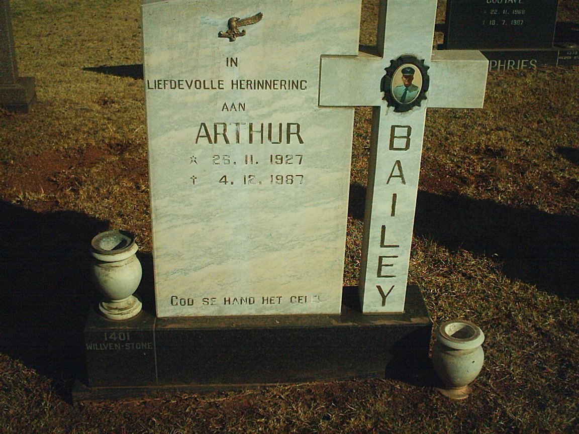 BAILEY Arthur 1927-1987