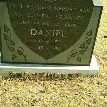 BRONKHORST Daniel 1921-1983