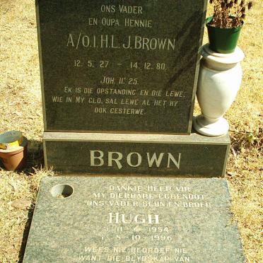 BROWN H.L.J. 1927-1980 :: BROWN Hugh 1954-1996