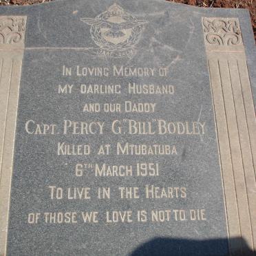 BODLEY Percy G. -1951