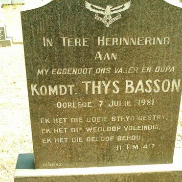BASSON Thys -1981