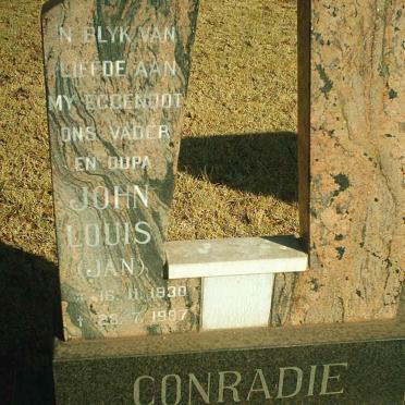 CONRADIE John Louis 1930-1987