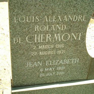 CHERMONT Louis Alexandre Roland, de 1916-1971 &amp; Jean Elizabeth 1921-2001