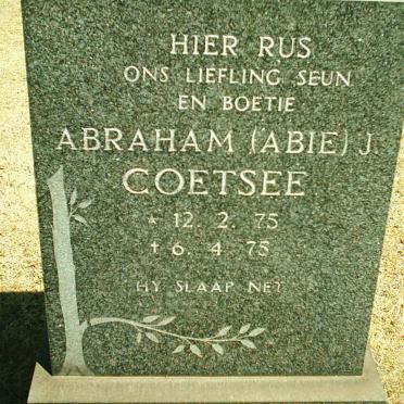 COETSEE Abraham J. 1975-1975