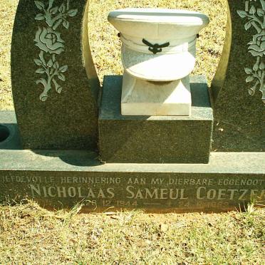 COETZER Nicholaas Sameul 1944-1982