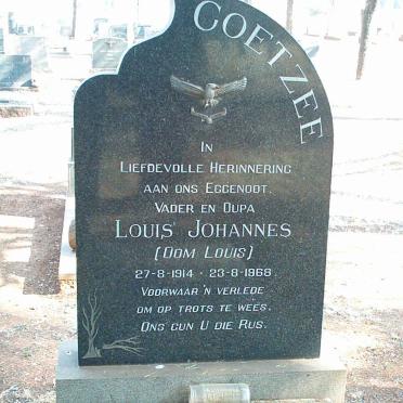 COETZEE Louis Johannes 1914-1968