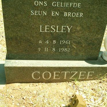 COETZEE Lesley 1961-1982
