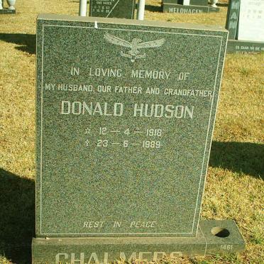 CHALMERS Donald Hudson 1918-1989