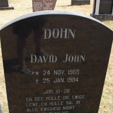 DOHN David John 1965-1984