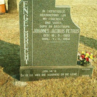 ENGELBRECHT Johannes Jacobus Petrus 1923-1994