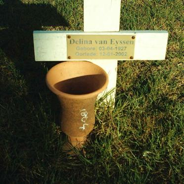 EYSSEN Delina, van 1927-2002