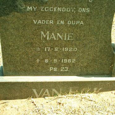 ECK Manie, van 1920-1982