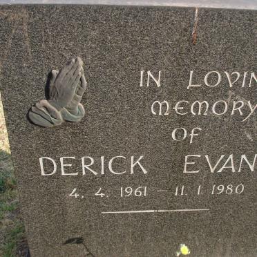 EVANS Derick 1961-1980