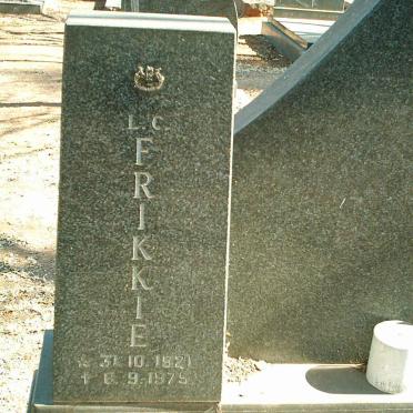 FOURIE Frikkie 1921-1975