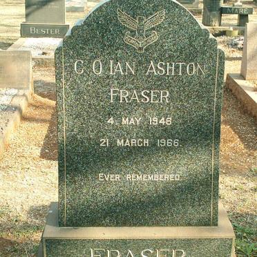 FRASER Ian Ashton 1946-1966