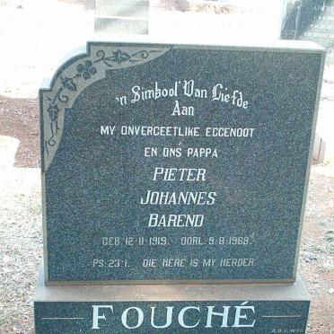 FOUCHÉ Pieter Johannes Barend 1919-1968