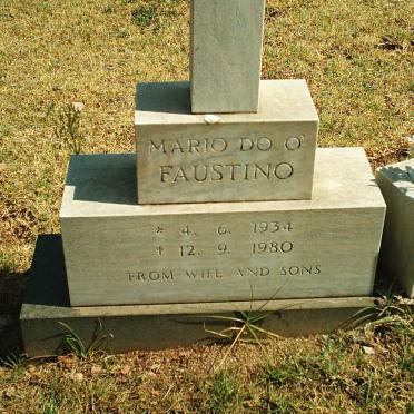 FAUSTINO Mario Do O' 1934-1980