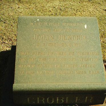 GROBLER Johan Hendrik 1950-1971