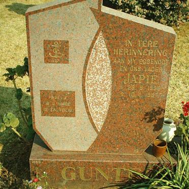 GUNTER Japie 1932-1997