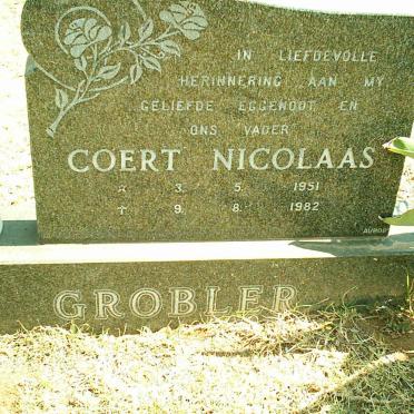 GROBLER Coert Nicolaas 1951-1982