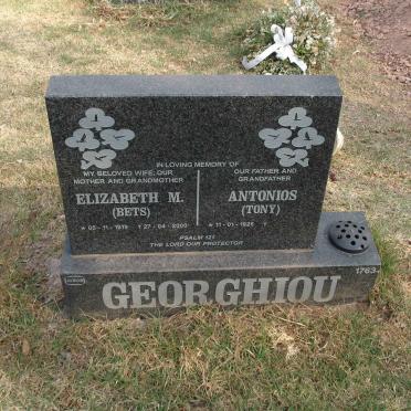 GEORGHIOU Antonios 1926- &amp; Elizabeth M. 1919-2000