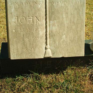 HEYNS John 1914-1981