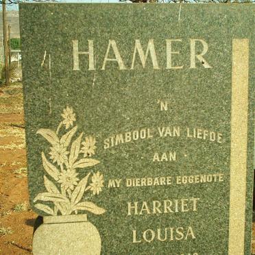 HAMER Harriet Louisa  1948-1968