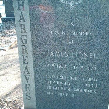 HARGREAVES James Lionel 1952-1973