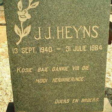 HEYNS J.J. 1940-1964