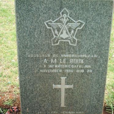 ROUX A.M., le -1986