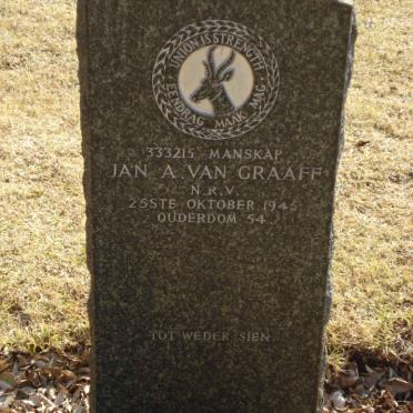 GRAAFF Jan A., van -1945