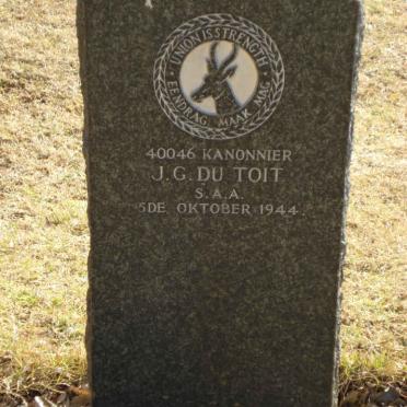 TOIT J.G., du -1944