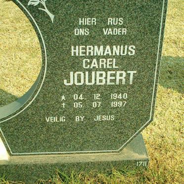 JOUBERT Hermanus Carel 1940-1997