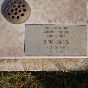 JANSEN Chris 1925-1988