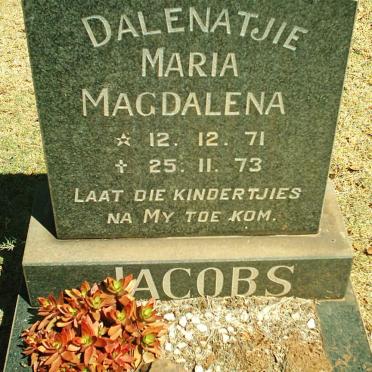 JACOBS Dalenatjie Maria Magdalena 1971-1973