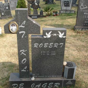 JAGER Robert, de 1931-2000