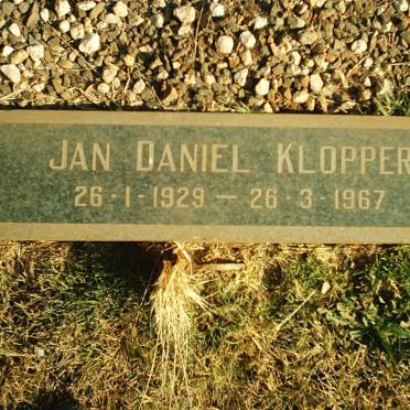 KLOPPER Jan Daniel 1929-1967