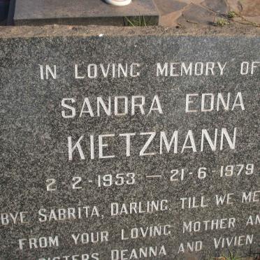 KIETZMANN Sandra Edna 1953-1979