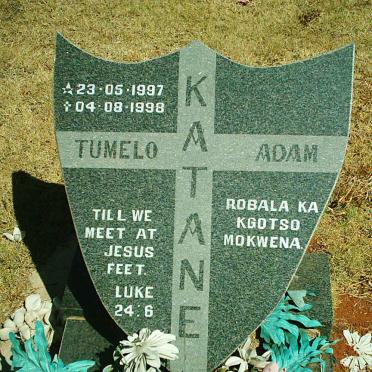 KATANE Tumelo Adam 1997-1998