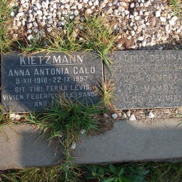 KIETZMANN Anna Antonia Calo 1918-1997
